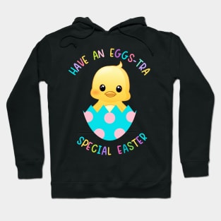 Colorful Happy Easter Chick Hoodie